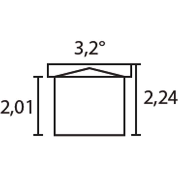 Décor & Jardin - Garage bois Galan 16.79 M2 Ep. 28 mm toit plat