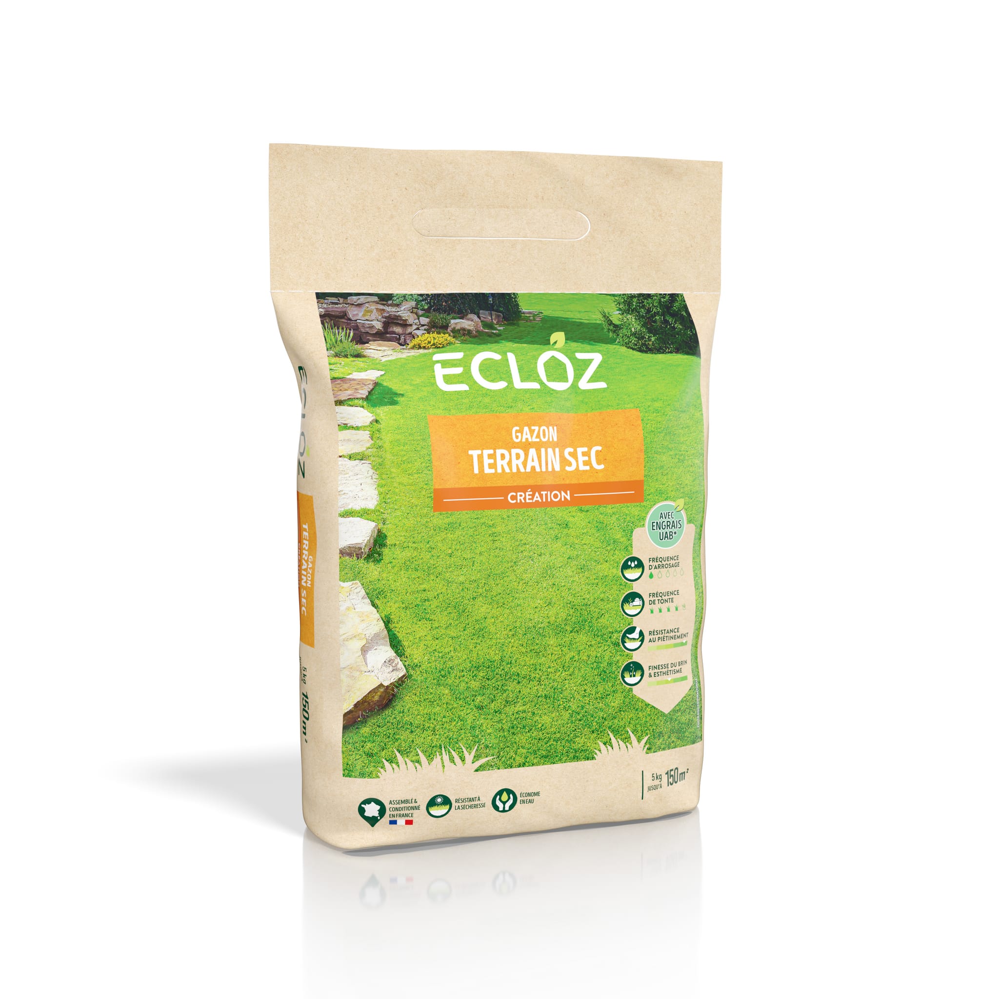 Gazon terrain sec 5 kg