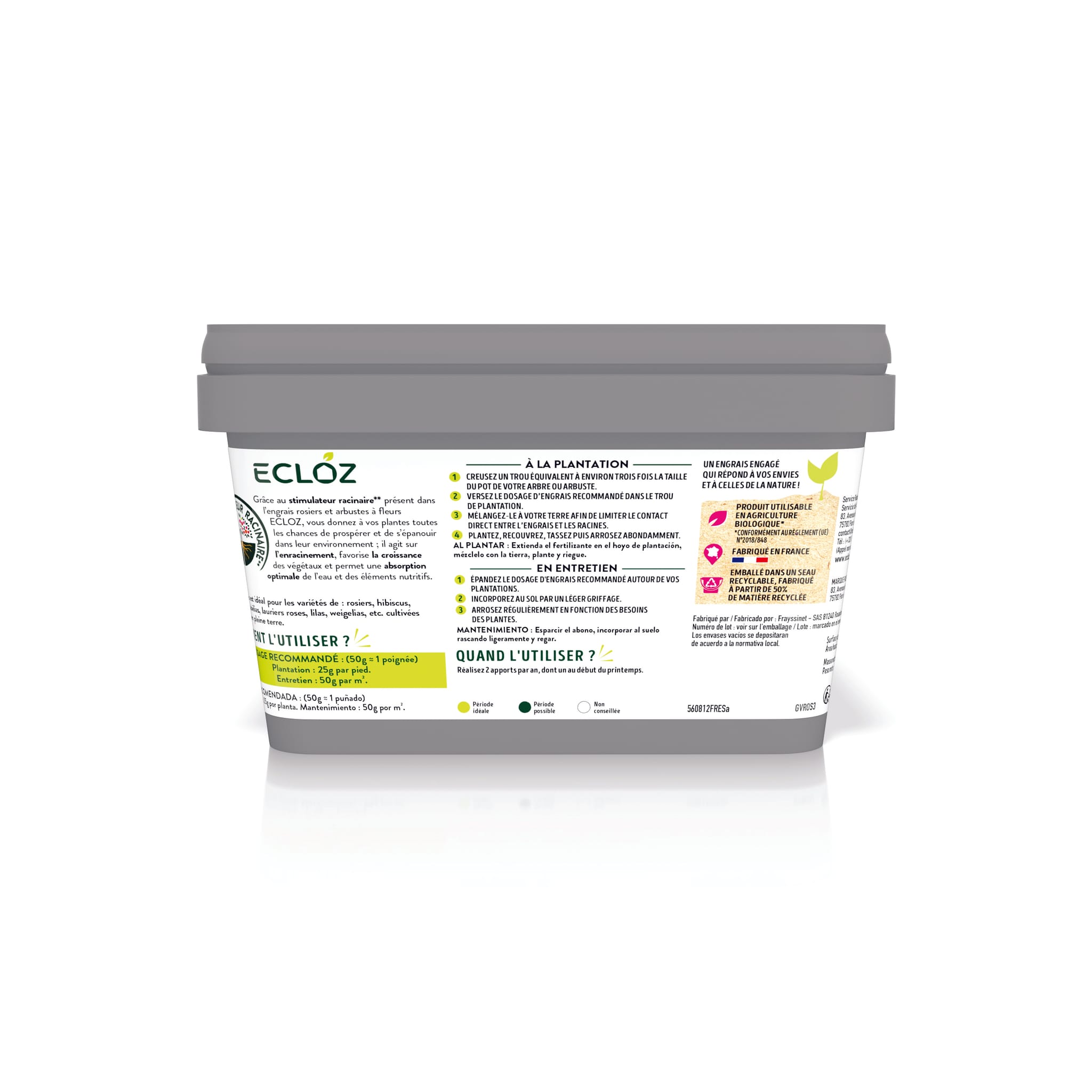 Engrais Rosiers Et Fleurs 8kg - Bio & Professionnel | NPK 7-3-10
