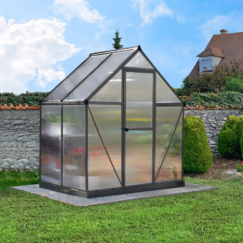 Serre de Jardin en Aluminium et Polycarbonate Essence 9 m² - Canopia