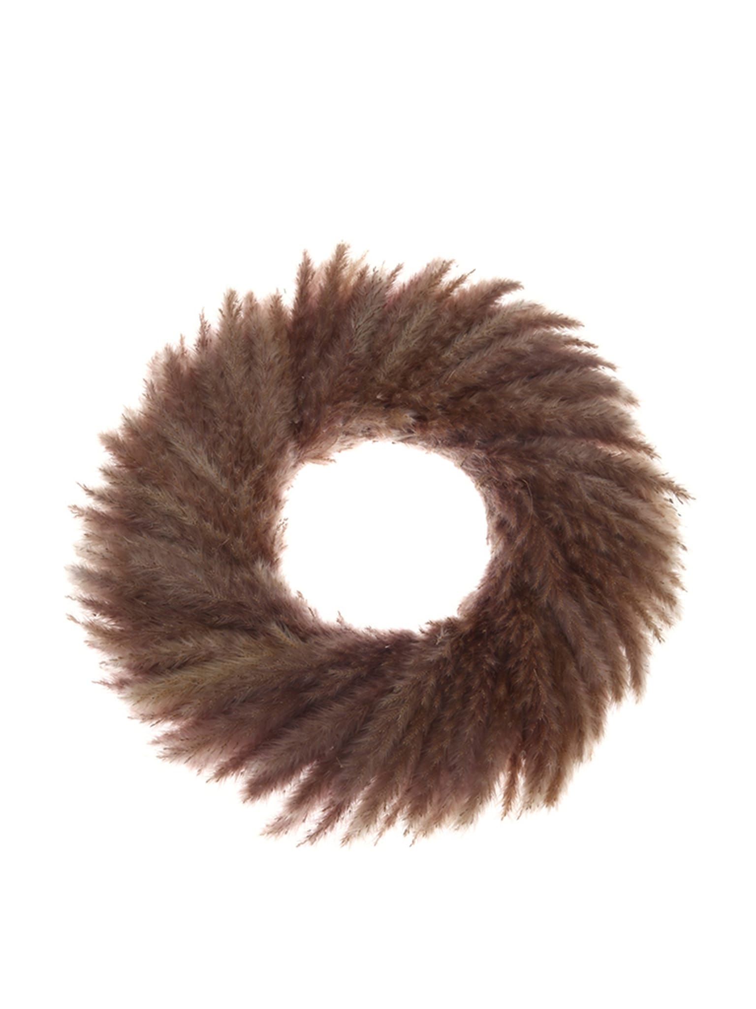 Couronne pampa - marron - Ø. 37,5 cm - ECLOZ
