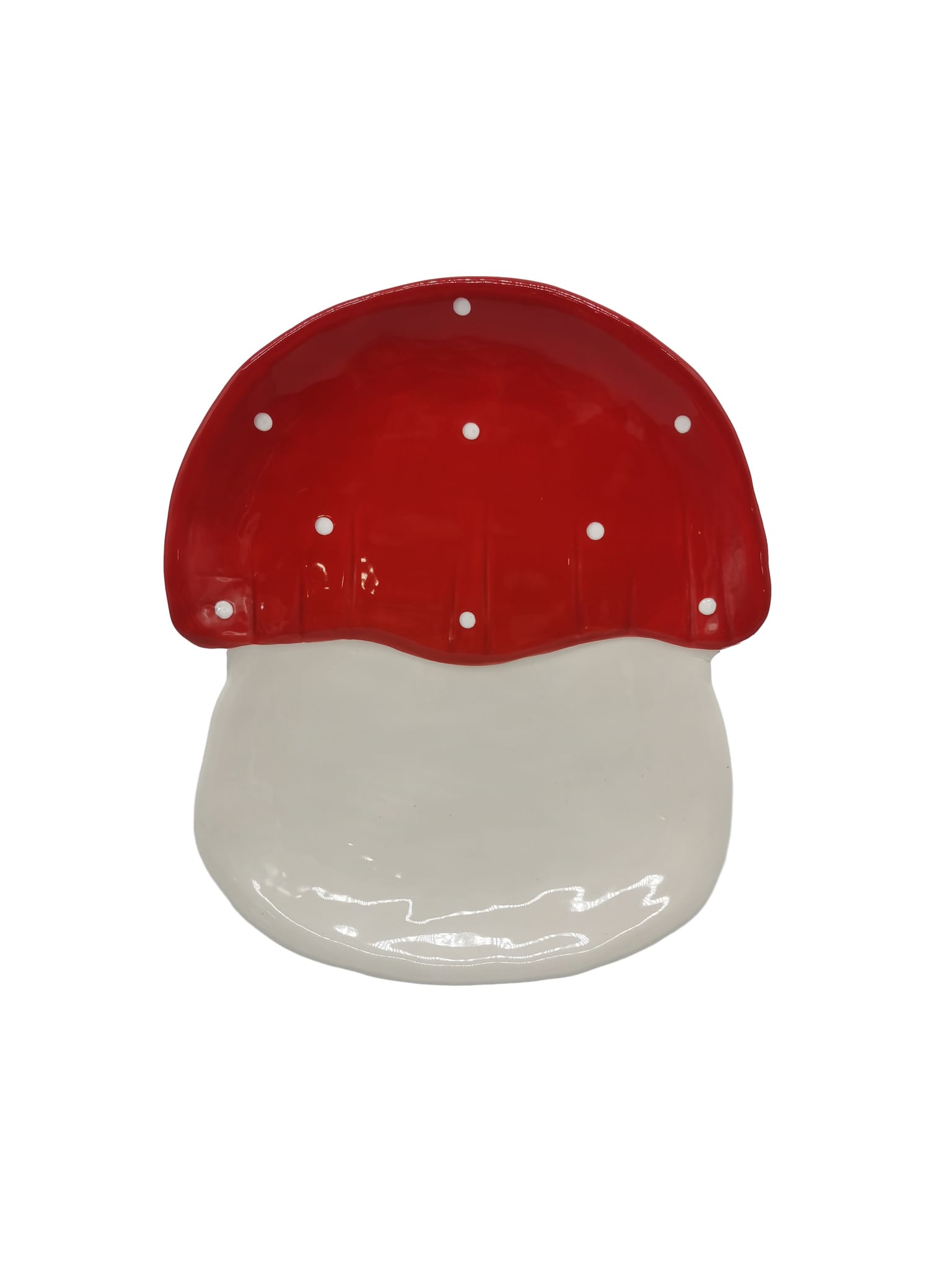 Plat champignon - rouge et blanc - ECLOZ
