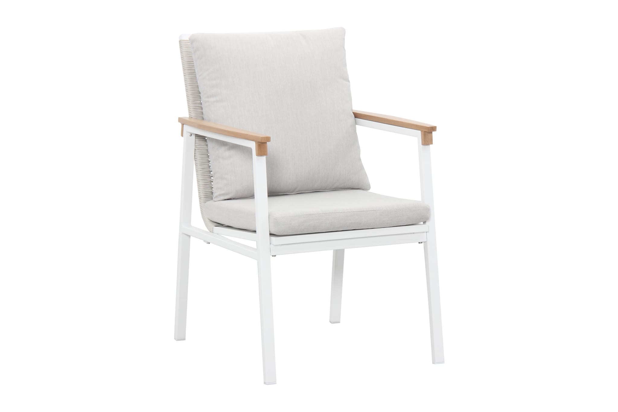 Fauteuil de jardin alu corde blanc Electra ECLOZ