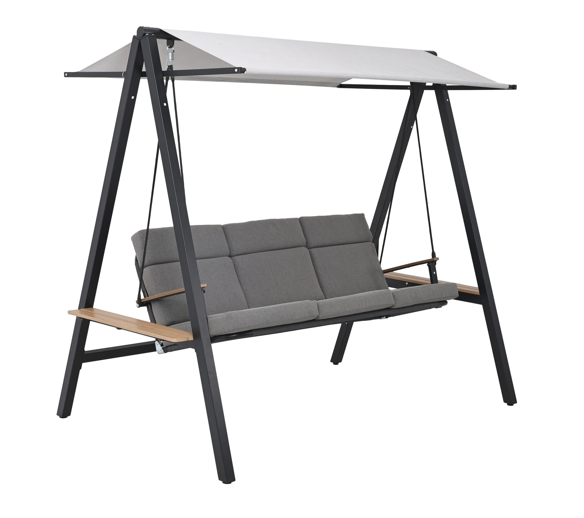 Balancelle de jardin Bois et alu 3 personne Emilie ECLOZ