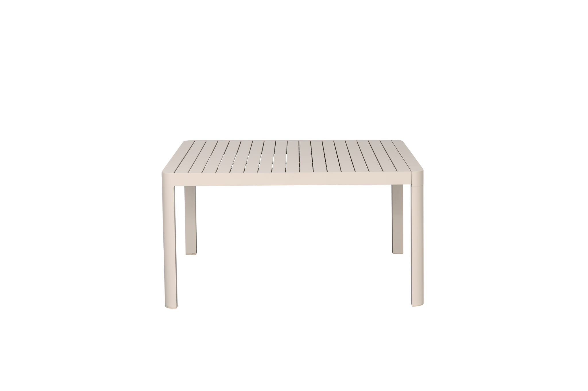 Table de jardin carrée extensible alu sable 6/8 personnes Eno ECLOZ