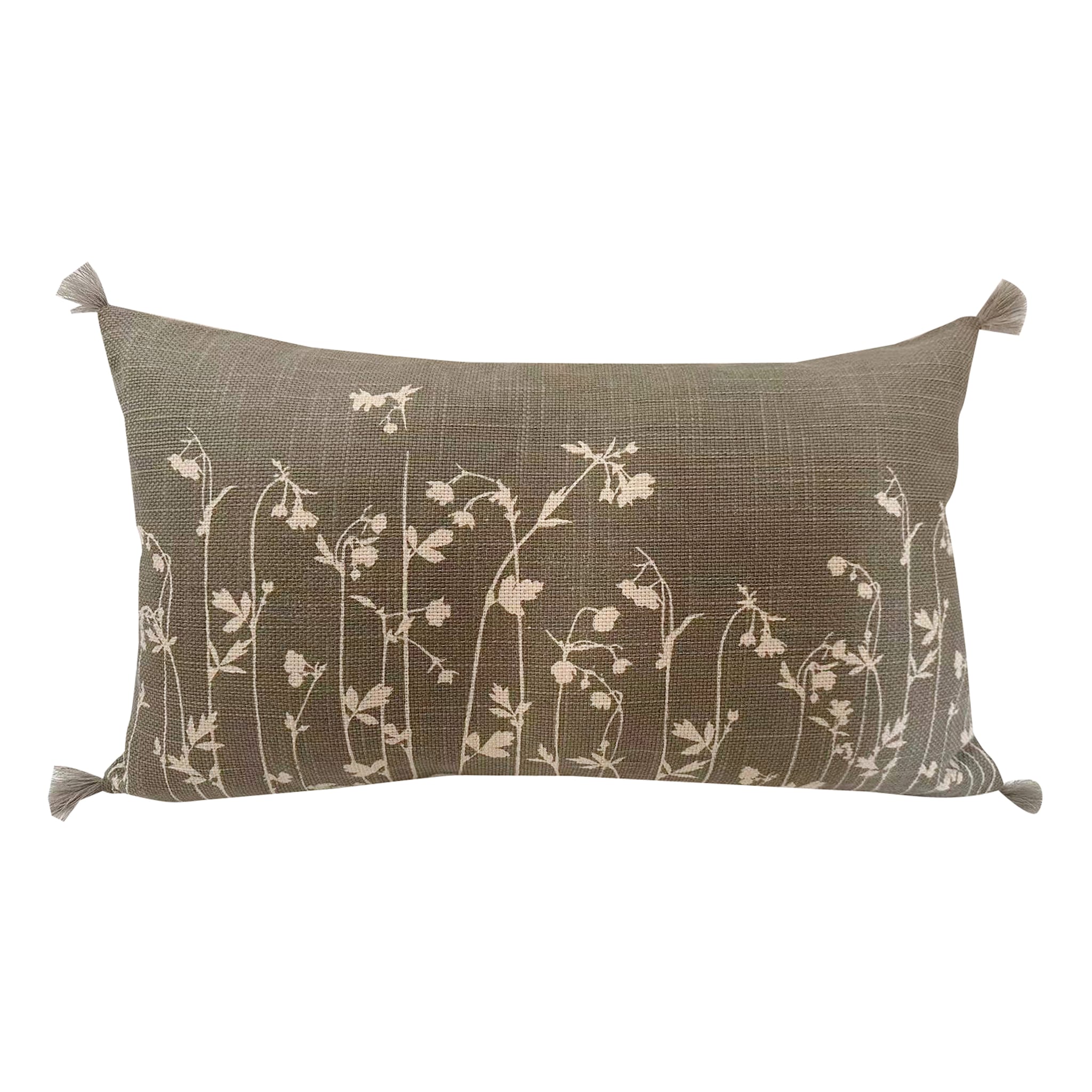 Coussin rectangulaire à fleurs - ECLOZ