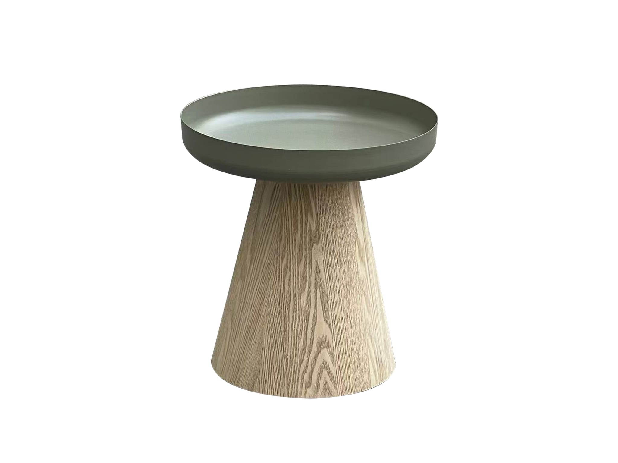 Porte-plante bois et métal vert - ECLOZ