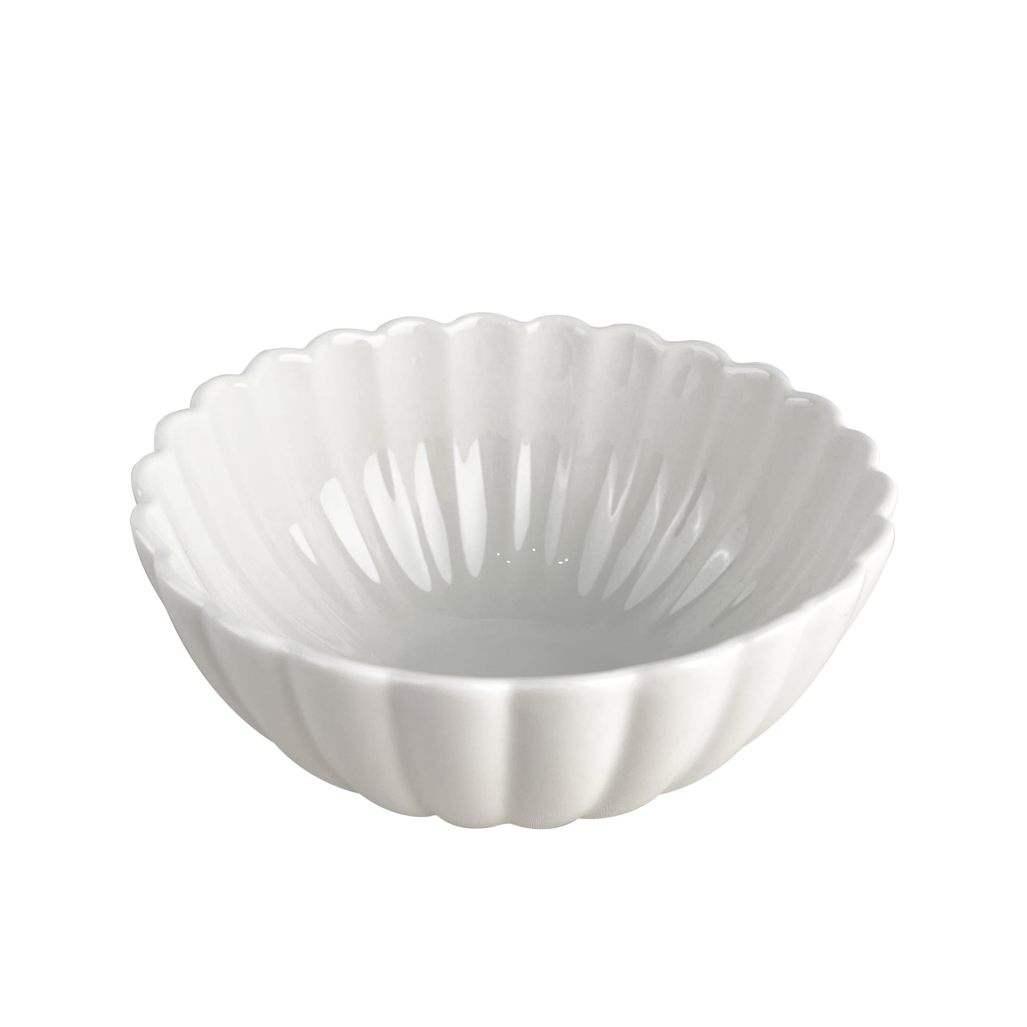 Coupelle fleur blanche H. 7,5 cm - ECLOZ