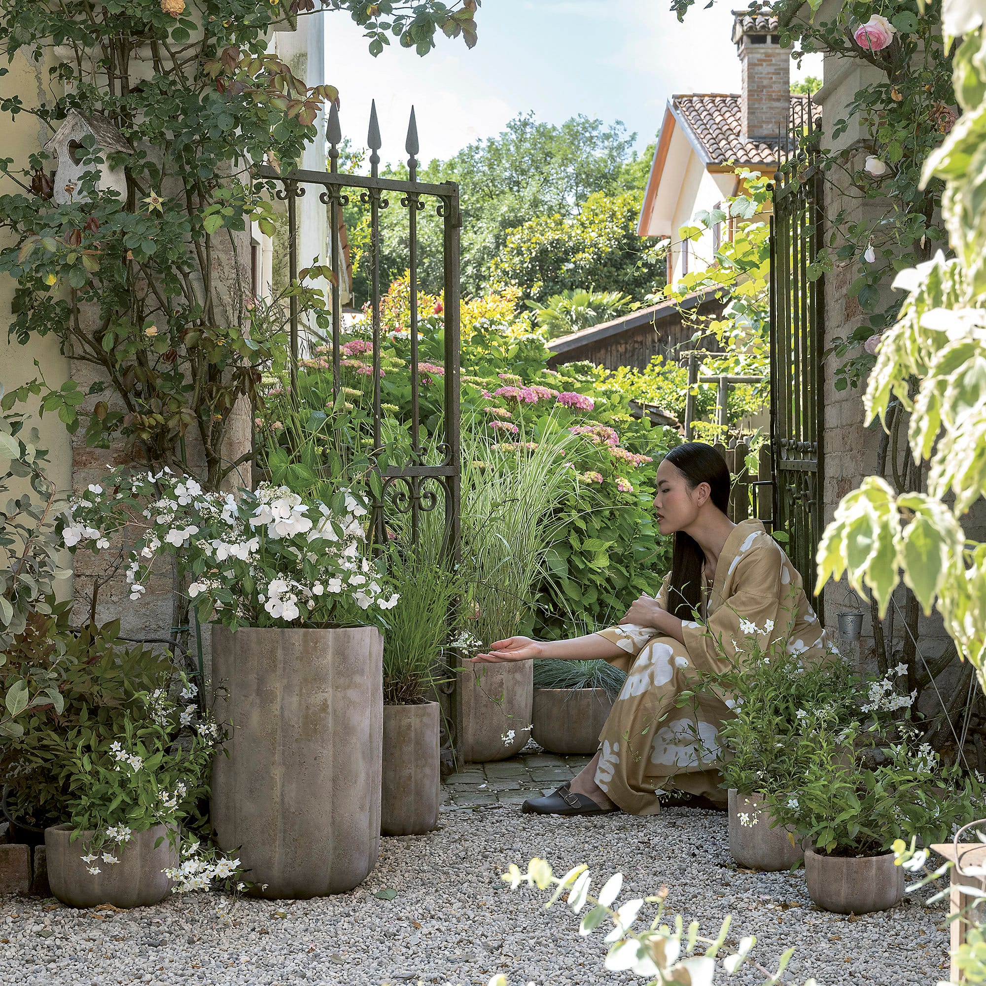 Tyar Pot De Fleurs, Lot De 2 (Anthrazite, ø 25,5 C