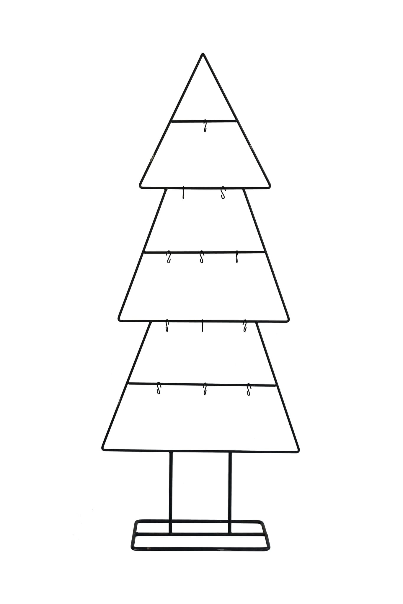 Sapin en métal plat noir H.100 cm - ECLOZ