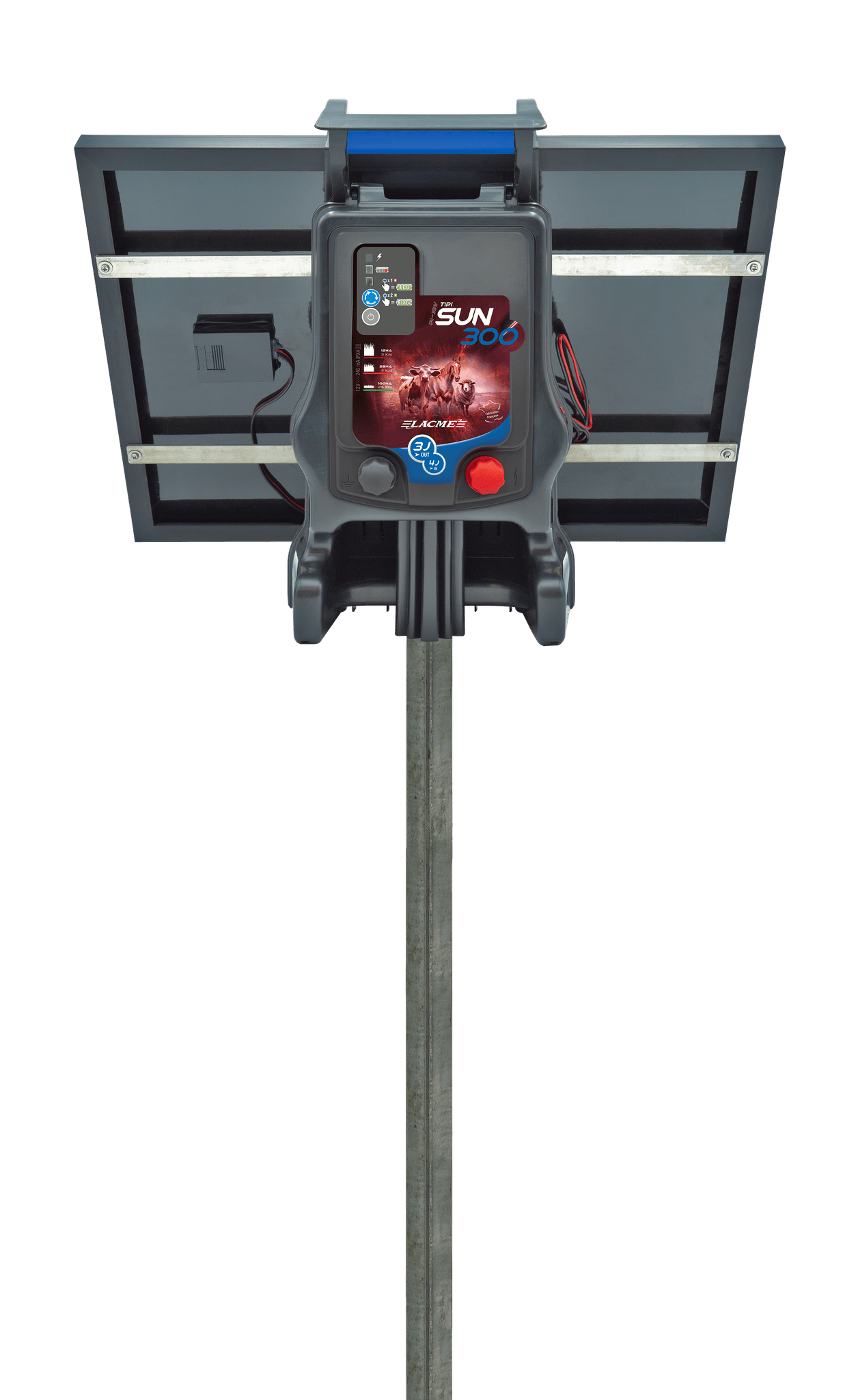 Electrificateur compact solaire 33 W, 11600 V, 3 J - LACMÉ