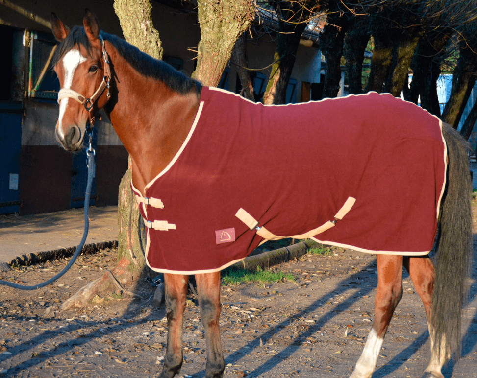 Chemise polaire 135 cm - Bordeaux - En Sac Zippé - LACMÉ
